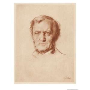  Wilhelm Richard Wagner German Composer Giclee Poster Print 
