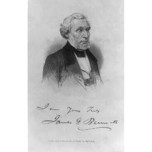  James Gordon Bennett,1795 1872,founder,New York Herald 