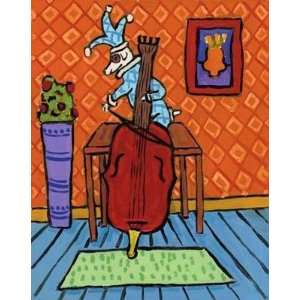  Jack Russell Jester Playing Cello By Jay Schmetz Highest 