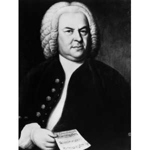  Johann Sebastian Bach, German Composer, Portrait by Elias 
