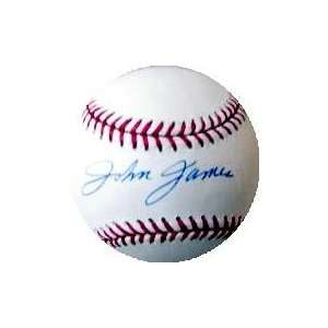  John James autographed Baseball