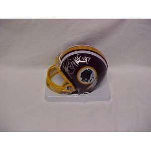 John Riggins Hand Signed Autographed Washington Redskins Mini Helmet w 