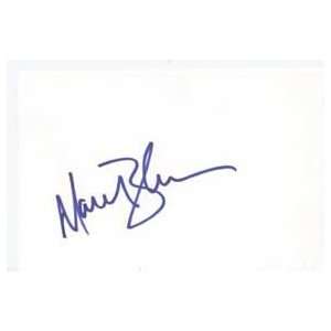 MARC BLUCAS Signed Index Card In Person
