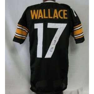 Mike Wallace Autographed Jersey   Steelers JSA   Autographed MLB 