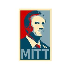  Romney Face MITT Sticker 
