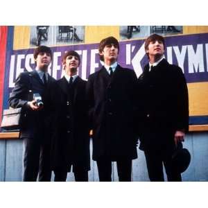  The Beatles in Paris, Paul Mccartney Ringo Starr George 