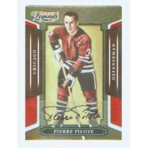 Pierre Pilote Autograph 2008 Donruss Sports Legends Card #58 & # /539 