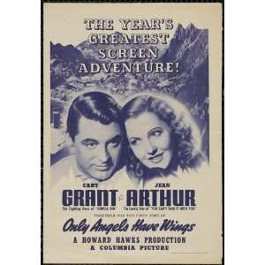  27x40 Cary Grant Jean Arthur Richard Barthelmess