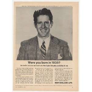  1964 Rudy Vallee New England Life Insurance Photo Print Ad 