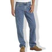 Levis 505 Straight Fit Stonewashed Jeans   Big and Tall