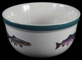 ANGLERS EXPRESSIONS FISH DISHES    CEREAL BOWL(s)  