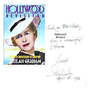 Sheilah Graham Autographed / Signed Hollywood Revisited Book