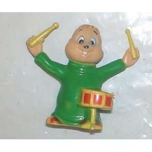   Pvc Figure  Alvin and the Chipmunks Simon Playing Drums Toys & Games
