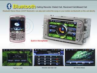   HD Touch Screen Car DVD Player GPS Sat Nav IPOD PiP FORD FOCUS MONDEO