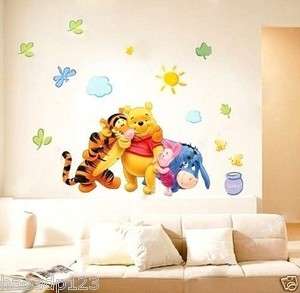 Winnie The Pooh Baby Nursery Room walll Sticker Wall decoration  