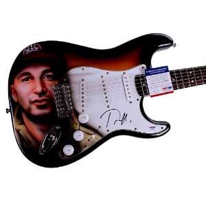Tom Morello Autographed Signed Fender Airbrushed Guitar PSA/DNA