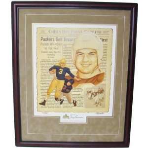 NEW Tony Canadeo SIGNED Framed Reimer Limited Edition Lithograph 