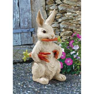 Cute Bunny Rabbit Home Garden Statue Sculpture  