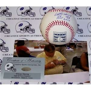 Whitey Herzog Autographed/Hand Signed Official Major League Baseball