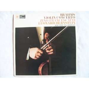 61123 ZINO FRANCESCATTI Brahms Violin Concerto NYP Bernstein LP Zino 