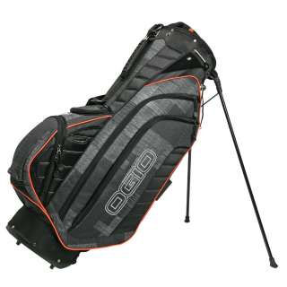 New Ogio 2012 Vapor Stand Golf Bag   Charcoal/Burst  