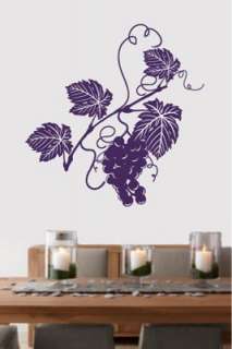 Grape Vine Vinyl Wall Lettering Words Sticky Art  