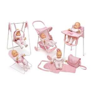  Doll Accessory Playset with Swing   Five Pieces Toys 