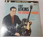 Autographed Chet Atkins Finger Style Guitar album cover Framed and 