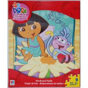  Dora the Explorer Woodboard Puzzle   Dora and Boots Toys & Games