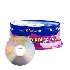    New   Verbatim 2.4x DVD+R Double Layer Media   K29038 Electronics