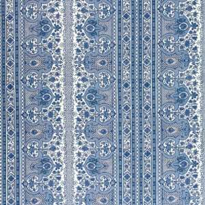  Digby S Tent Linen & Cotton Print   Moroccan Blue Indoor 