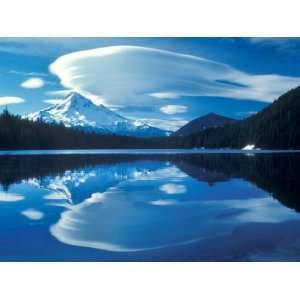 Mt. Hood Reflected in Lost Lake, Oregon Cascades, USA Photographic 