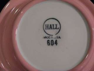 HALL CHINA 604 CANDLESTICK CANDLE HOLDER   MADE IN USA  