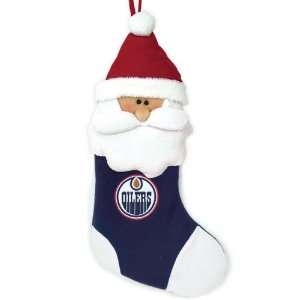  Edmonton Oilers NHL Santa Holiday Stocking (22 inch 