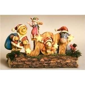  Disney Pooh, Eeyore, Piglet, Tigger Joy Lighted Figurine 
