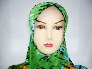 piece Slip on Al Amira Hijab Head Scarf Floral  
