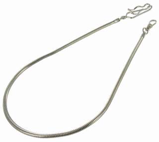 Silver RP Belt Hook Ring 16 Pocket Watch Chain  