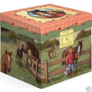 Horses Secret Keeper Treasure Box & Stationery Set  