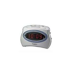  Timex T101NS Extra Loud LED Alarm Clock   Silver
