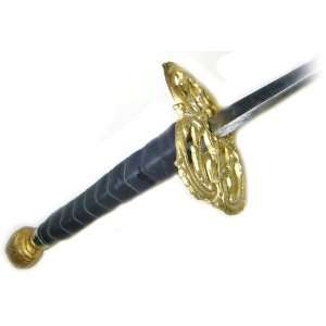 CLOSEOUT Spanish Style Brass Guard Metal Blade Fencing Foil Rapier 