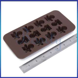  Silicone Chocolate Jelly Candy Cake Ice Cube Mold Tray Mood Face Cute