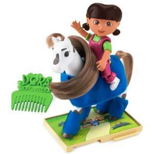  Fisher Price Doras Pony Adventures Playset Rosebud and Dora 