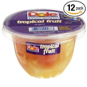 Dole Tropical Fruit in Juice, 7 Ounce Cups (Pack of 12)  