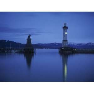  Lindau Lighthouse, Lake Konstanz, Germany Photographic 