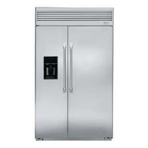  GE Monogram ZISP480DXSS Side by Side Refrigerator: Kitchen 