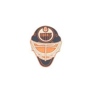  Hockey Pin   Edmonton Oilers Goalie Mask Pin Sports 