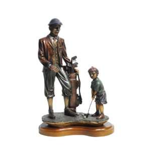  Golf Gifts and Gallery Bronzed Father/Son Statue Sports 