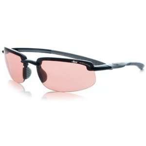  Bolle Upshot Shiny Black Modulator Rose Sunglasses Sports 
