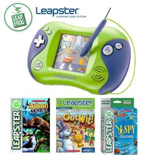 Leapfrog Leapster 2 Green Learning and Adventure Bundle 610563294732 