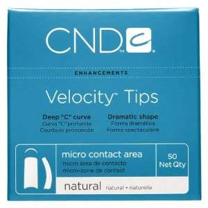  CND Velocity Tips Natural 50 ct. Tip # 5 Health 